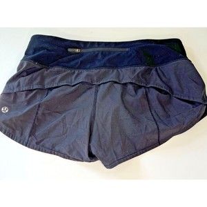 Lululemon - Speed Up Short 2.5" *Breathes Black Perforated Sides, Sz XS